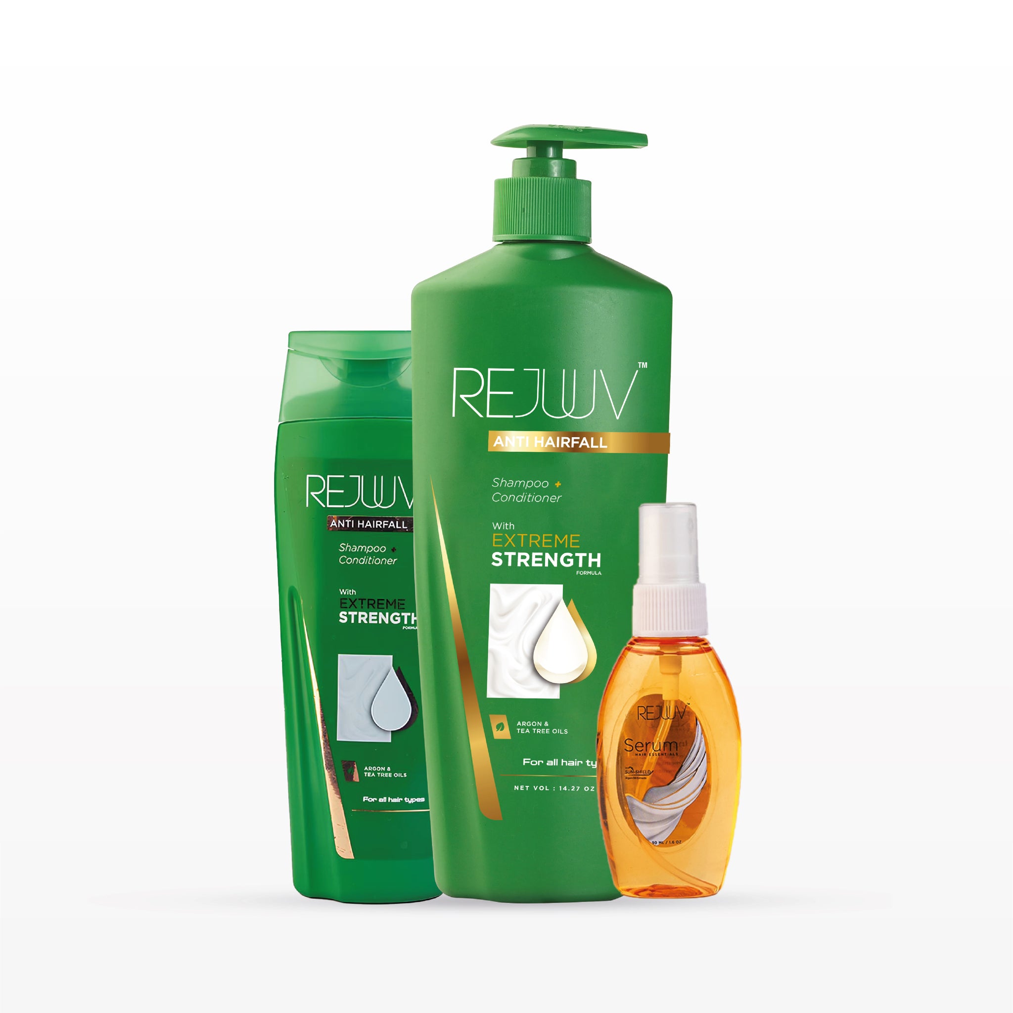 Anti Hairfall Shampoo small + larger + Hair serum