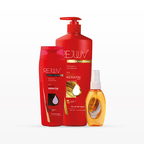 Keratin Shampoo small + large + Hair serum