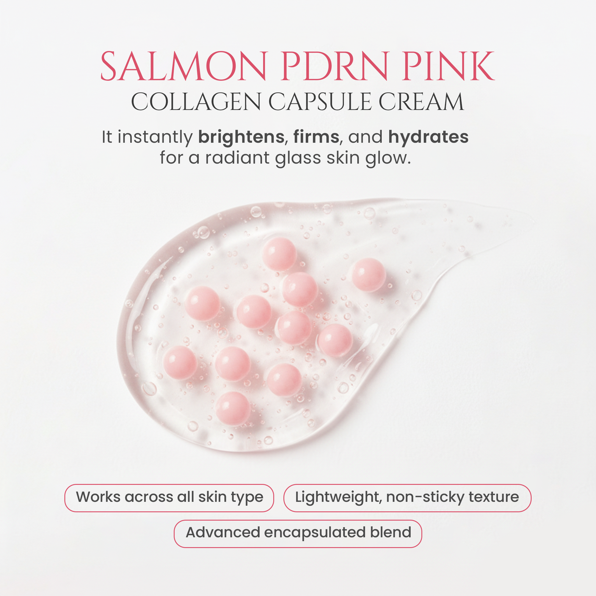Salmon PDRN Pink Collagen Capsule Cream